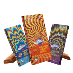 AURORA– MAGIC MUSHROOM CHOCOLATE BAR