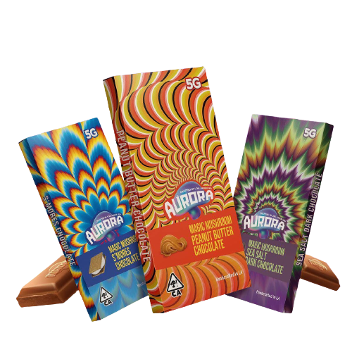 AURORA– MAGIC MUSHROOM CHOCOLATE BAR