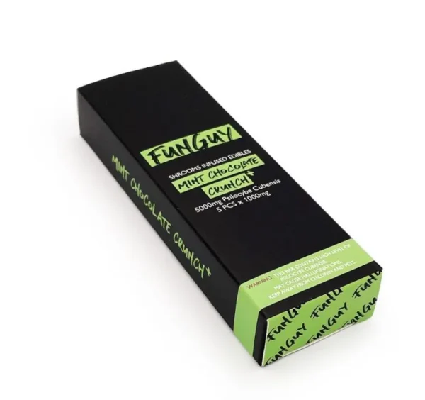 Funguy Chocolate Bar – Mint Chocolate Crunch