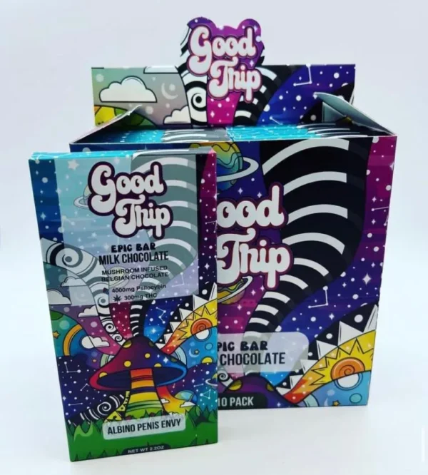 Good Trip Epic Bar Mushrooms Chocolate | 4000mg Psilocybin + 300mg THC