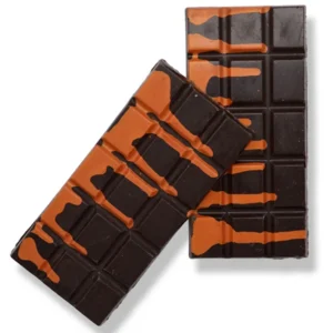STEMS Orange Zest Mushroom Chocolate Bar packaging, 3000mg premium psilocybin.